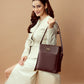 Stylish women's leather shoulder bag in brown, perfect for everyday use and fashion-forward looks