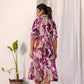 A-Line dress by Stylera in vibrant floral print, perfect women's summer cotton dress for casual outings
