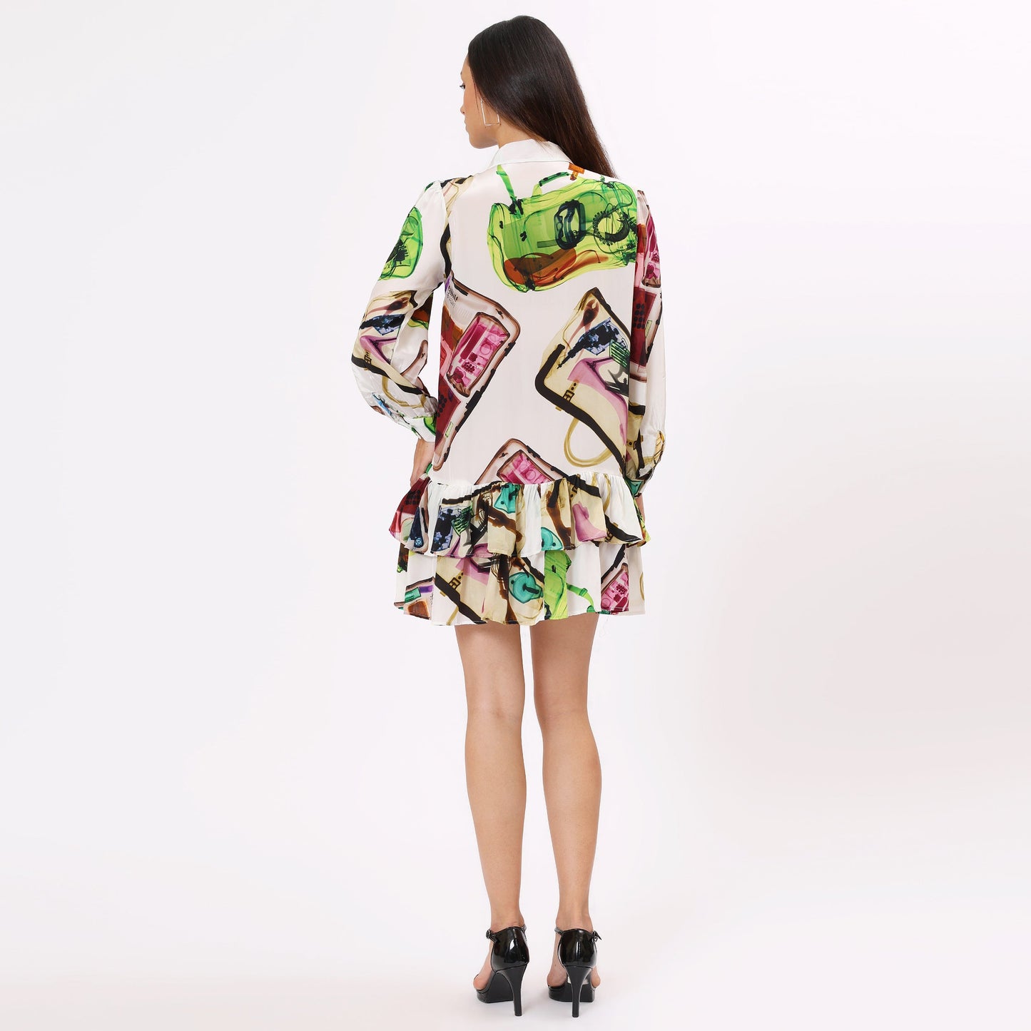 Stylera long shirt featuring a playful print, ideal for women's trendy designer dresses