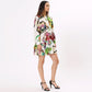 Stylera women's trendy designer dresses featuring colorful graphic prints and a stylish long sleeve design